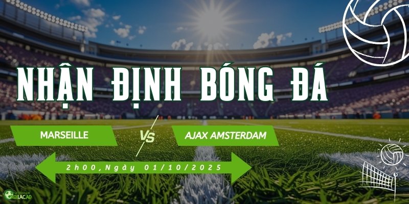Cùng Xoilac TV xem trực tiếp Marseille và Ajax vào lúc 2h00 ngày 01/10/2025