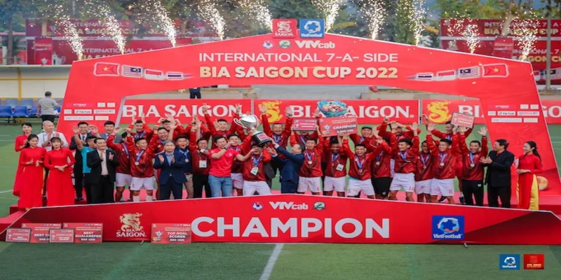 Đội vô địch cúp sân 7 do bia Saigon tố chức năm 2022